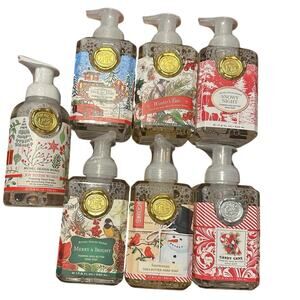 Michel Design Works Lot of 7 Sealed Christmas Shea Butter Foaming Hand Soaps
